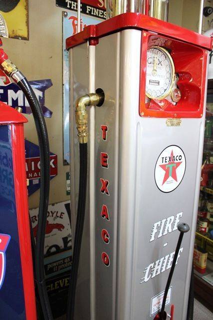 A Well Restored Art Deco GEX Petrol Pump In Texaco Livery