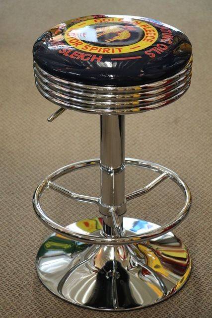 Adjustable GarageBar Stool Golden Fleece Motor Spirit 