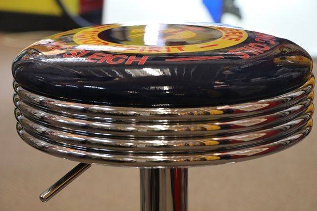 Adjustable GarageBar Stool Golden Fleece Motor Spirit 