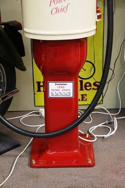 Antique Gilbert + Barker T8  THEMIS  Manual Petrol Pump