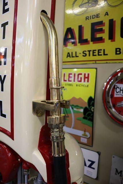 Antique Gilbert + Barker T8  THEMIS  Manual Petrol Pump