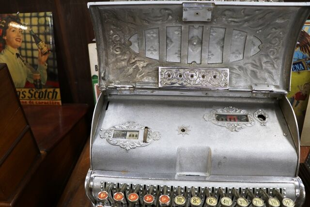 Antique National Model No 36 Cash Register Patent 1896  