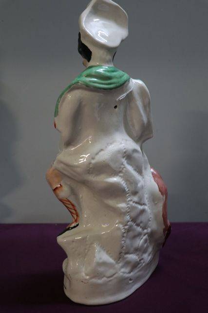 Antique Staffordshire Figurine Of The Lion Slayer  