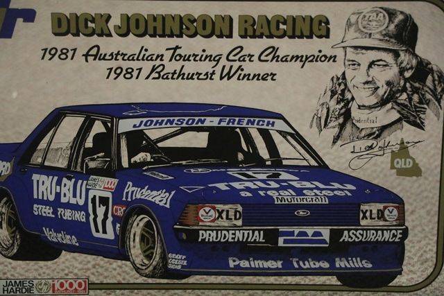 Decorative Mirror  Pictorial Australian Touring Car Champion 