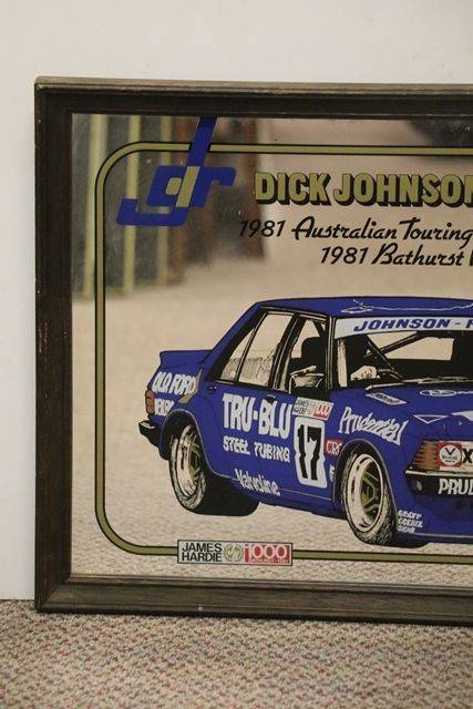 Decorative Mirror  Pictorial Australian Touring Car Champion 
