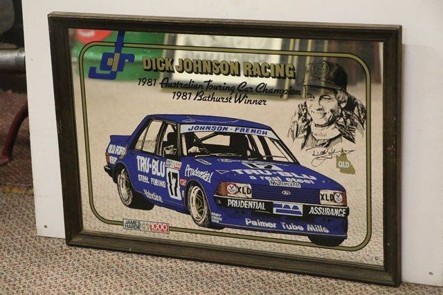 Decorative Mirror  Pictorial Australian Touring Car Champion 