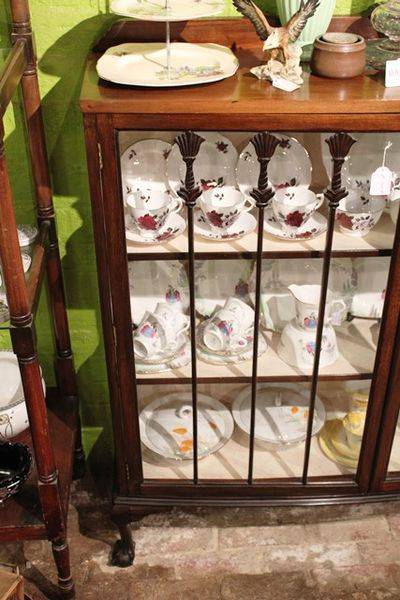 Early 20th Century 2 Door Display Cabinet English C1920
