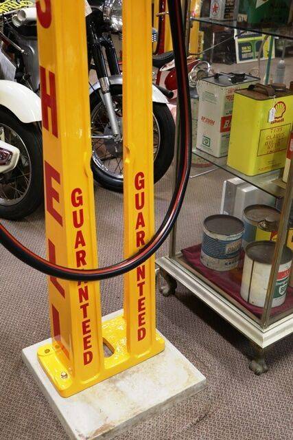 Early Antique Eifel Tower JAPY Twin Cylinder Petrol Pump
