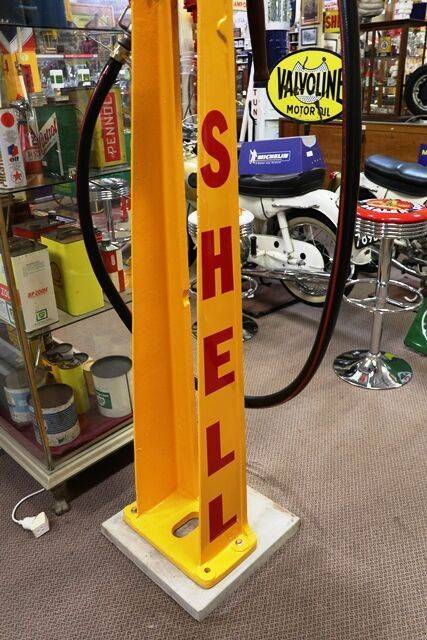 Early Antique Eifel Tower JAPY Twin Cylinder Petrol Pump