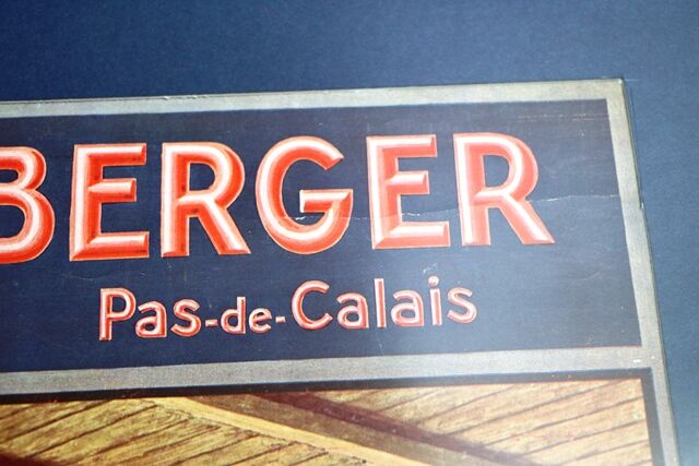 Farming Poster 1930 Wintenberger Pictorial Calendar Poster 