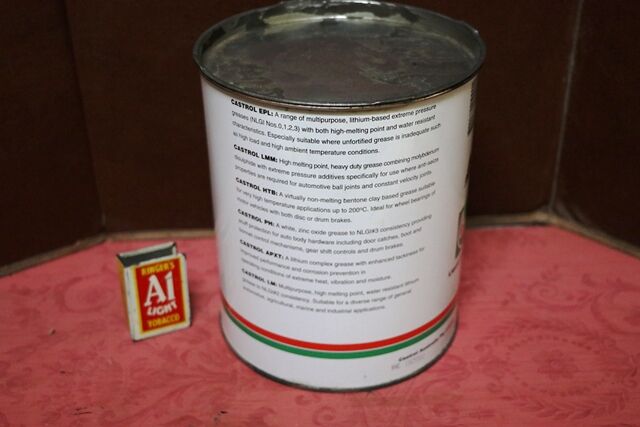 Genuine Castrol EPL2 MultiPurpose 25kg Grease Tin