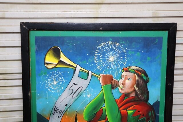 Hand Painted  The Jubilee Pub Sign by Nigel Searle 