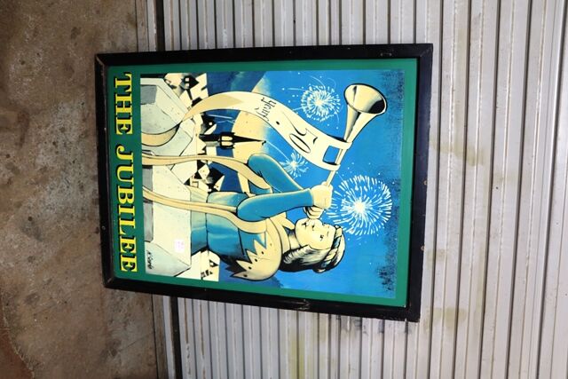 Hand Painted  The Jubilee Pub Sign by Nigel Searle 