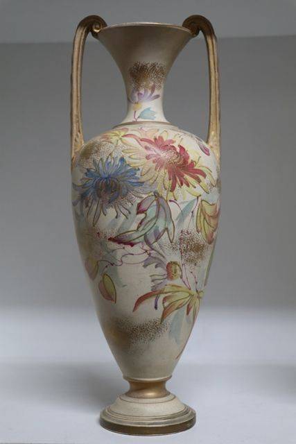 Henth + Greatbatch union Pottery Burslem Pair Of Vases C18913