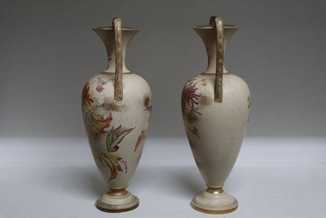 Henth + Greatbatch union Pottery Burslem Pair Of Vases C18913