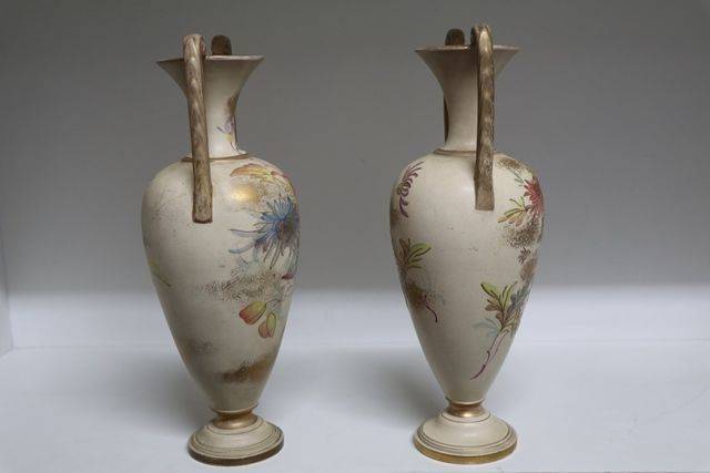 Henth + Greatbatch union Pottery Burslem Pair Of Vases C18913