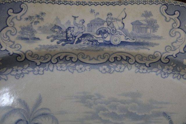 J+MPBell + Co Glasgow Pottery Dobbies Loan Meat Plate