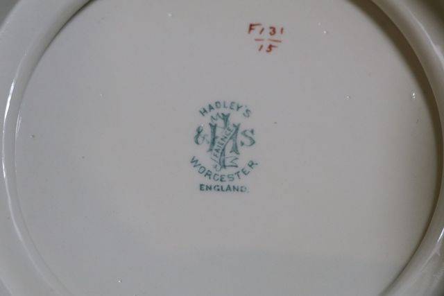 James Hadley + Sons Worcester C1897 