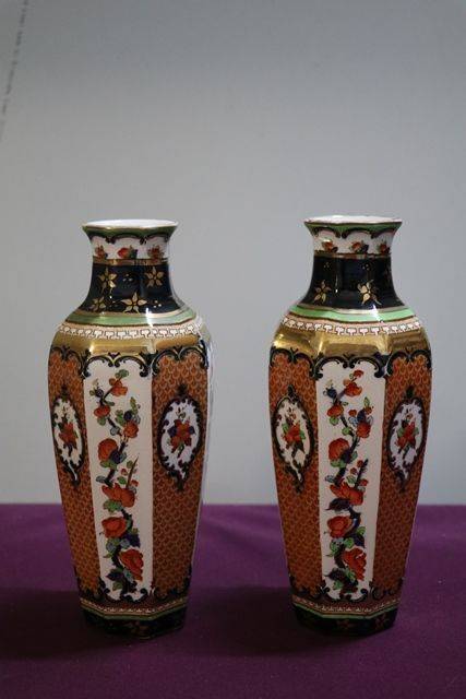 Keeling + Co Losol Ware Pair Of Vases C1930 