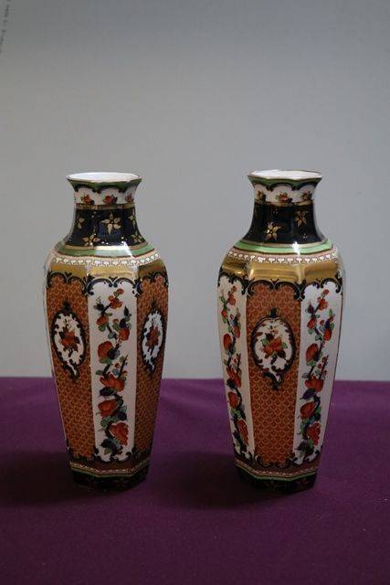 Keeling + Co Losol Ware Pair Of Vases C1930 