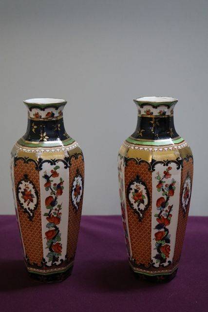 Keeling + Co Losol Ware Pair Of Vases C1930 