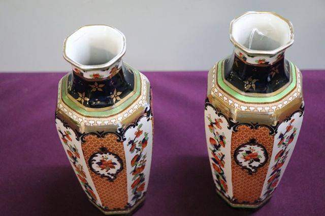 Keeling + Co Losol Ware Pair Of Vases C1930 