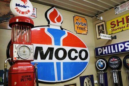 Large Vintage AMOCO Acrylic Sign  