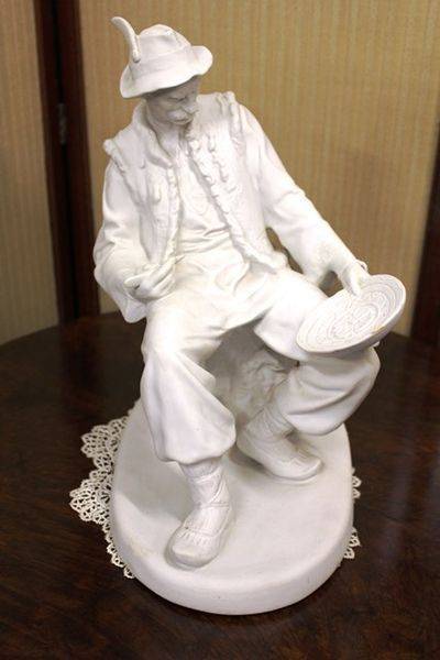 Late 19th Century Parian Figure China Decorator