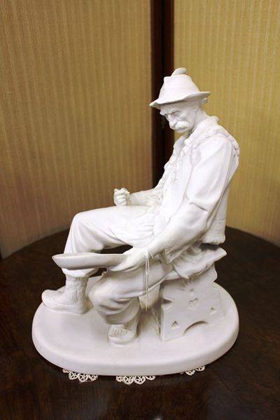 Late 19th Century Parian Figure China Decorator