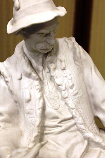 Late 19th Century Parian Figure China Decorator