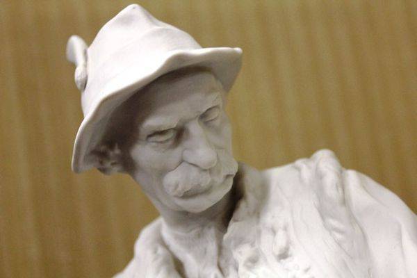 Late 19th Century Parian Figure China Decorator