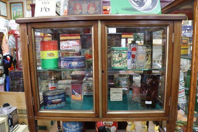 Late Victorian All Glass Antique Collectors Cabinet