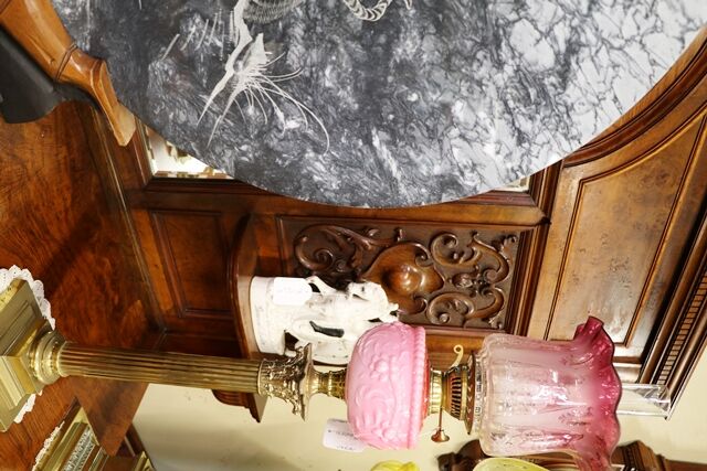 Late Victorian Pollard Oak Mirror Back Sideboard
