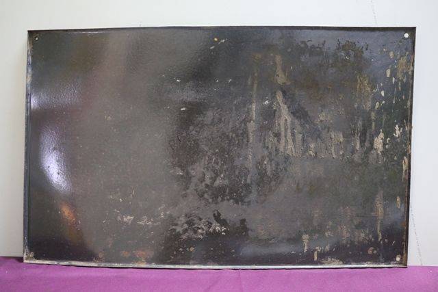 Official Pump British Army British Embassy Enamel Sign 