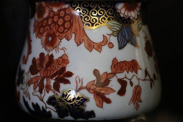 Pair Of Crown Derby Covered Vase Made In 1899 