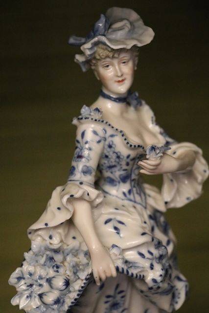 Pair Of Late 19th Century German Porcelain Figures 