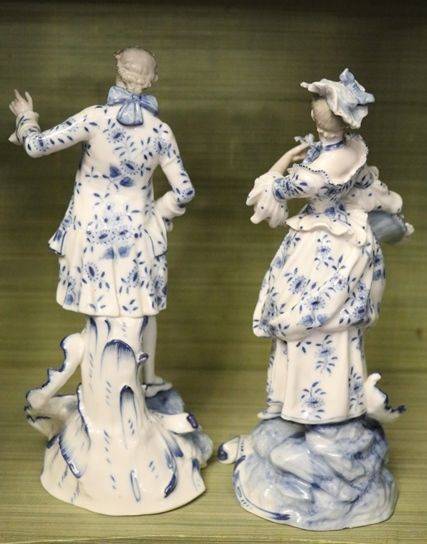 Pair Of Late 19th Century German Porcelain Figures 