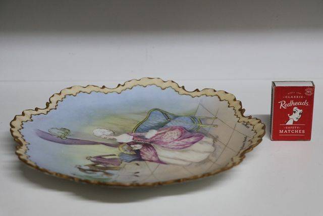 Produced Luxury Porcelain   The Second Minuet Signed M Francis Dated 1932 