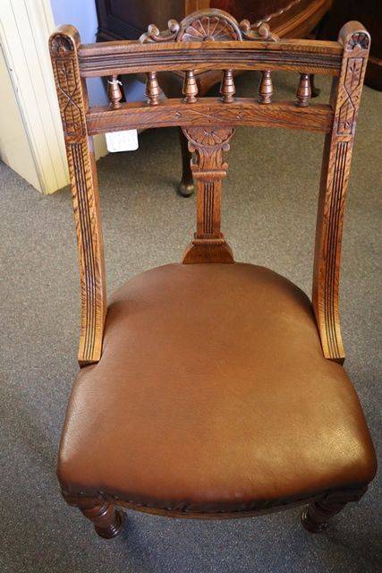 Quality Victorian Set of 10 Oak Dining Chairs 