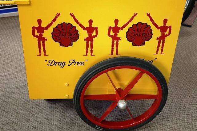 Rare + Early Pyramid Top  Pump Oil Cart