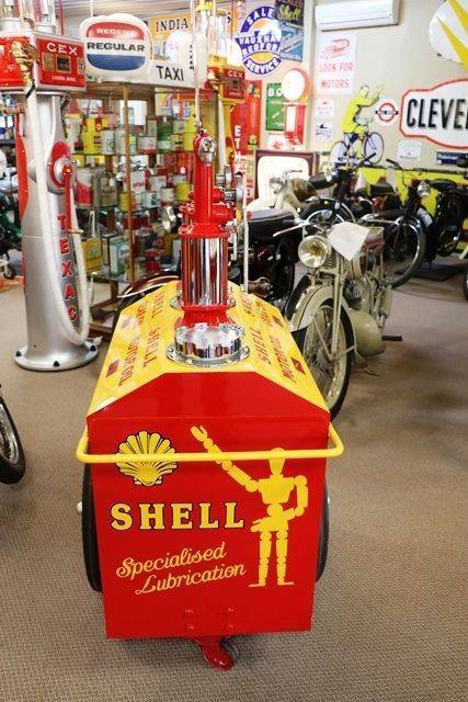 Rare + Early Pyramid Top  Pump Oil Cart