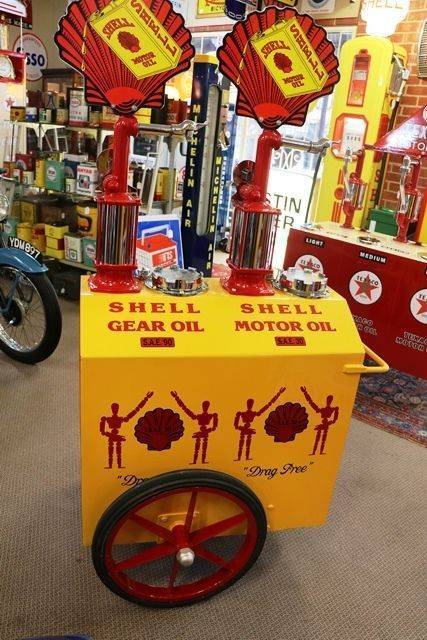 Rare + Early Pyramid Top  Pump Oil Cart