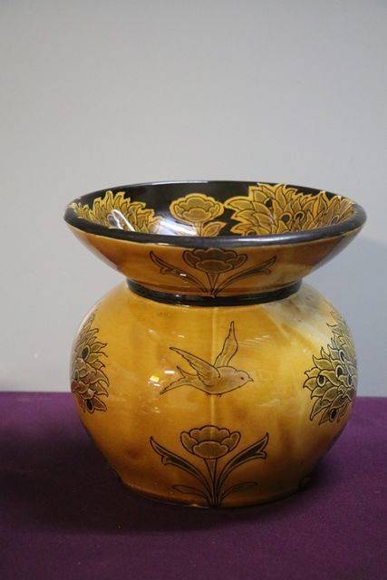 Rare Example Of Doulton Burslem Tudor Bowl  C1895 