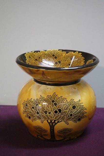 Rare Example Of Doulton Burslem Tudor Bowl  C1895 