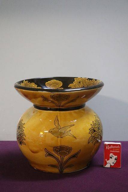 Rare Example Of Doulton Burslem Tudor Bowl  C1895 