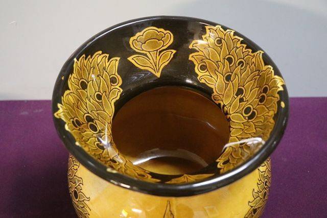 Rare Example Of Doulton Burslem Tudor Bowl  C1895 