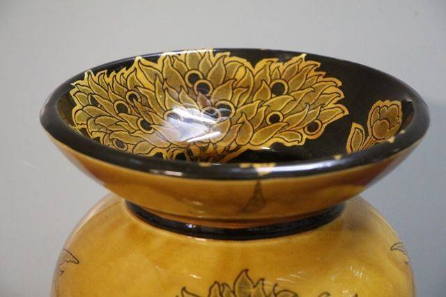 Rare Example Of Doulton Burslem Tudor Bowl  C1895 