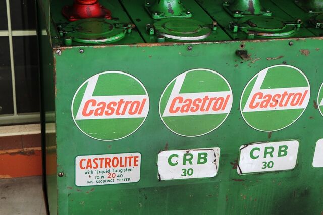Rare Vintage Castrol 4 Pump Garage Oil Dispenser 