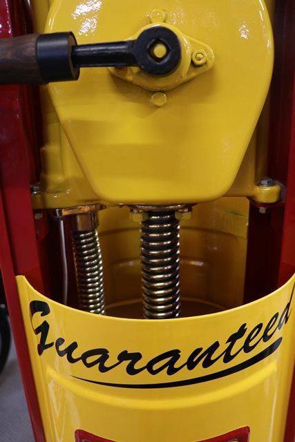Rare and Early Shell Curb Side Manual Petrol Pump