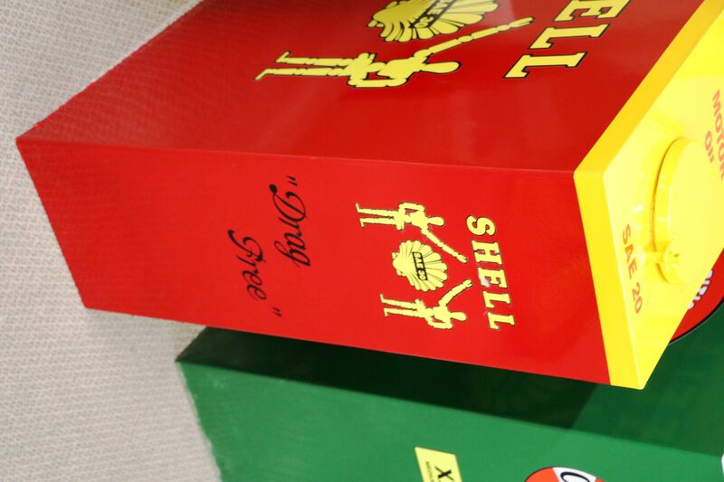 Restored Large Vintage Hi boy in Shell Stick Man Livery 